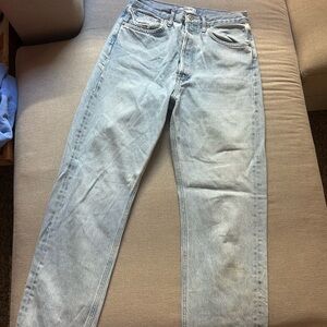 Agolde women’s Faded Denim Jeans